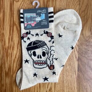 NWT Blue Q Mens Crew Socks Sorry in Advance 7-12